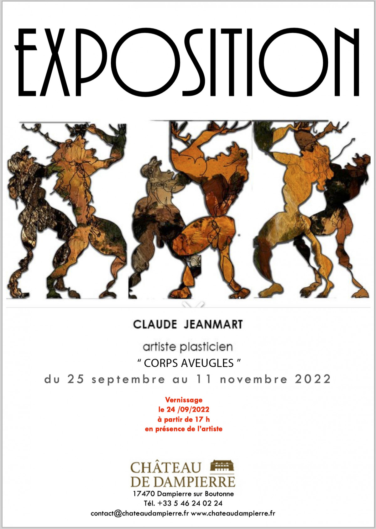 Corps Aveugles au Château de Dampierre