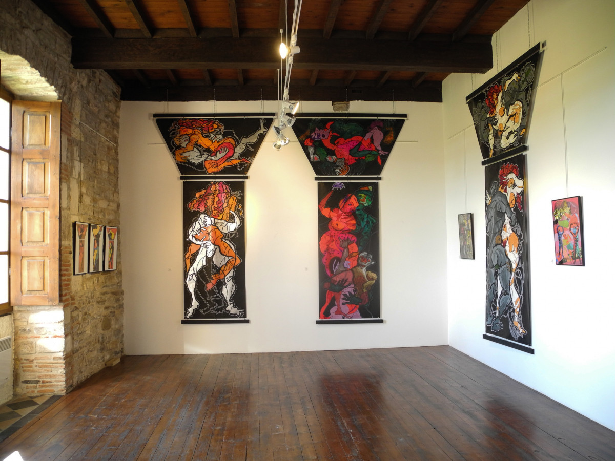 Exposition au Musée d'art Moderne de Cordes sur Ciel ( Tarn ) du 12 mai au 2 juillet