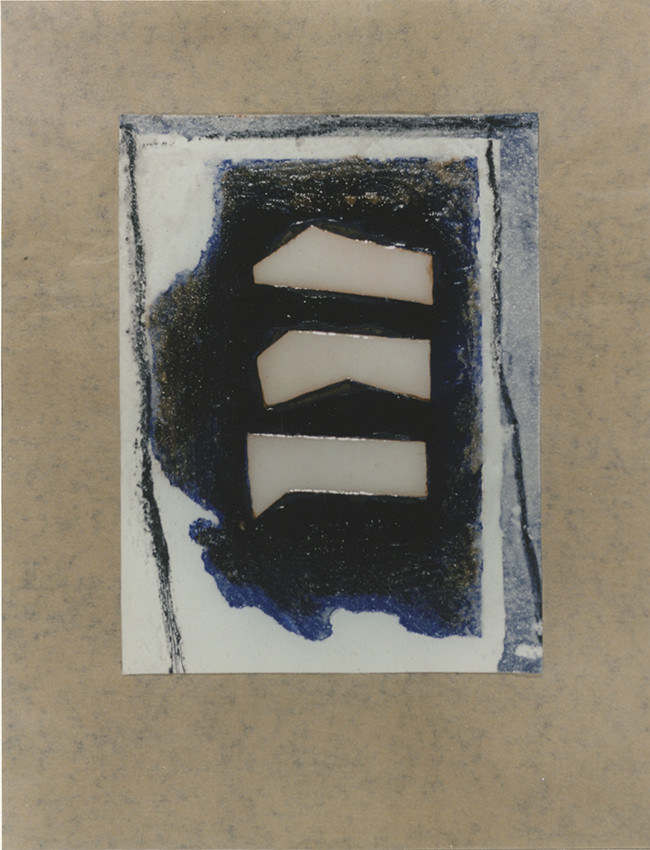 EMAIL 6acrylique, marbre, émail sur cuivre30 x 2124  11  97 & 24  1  98