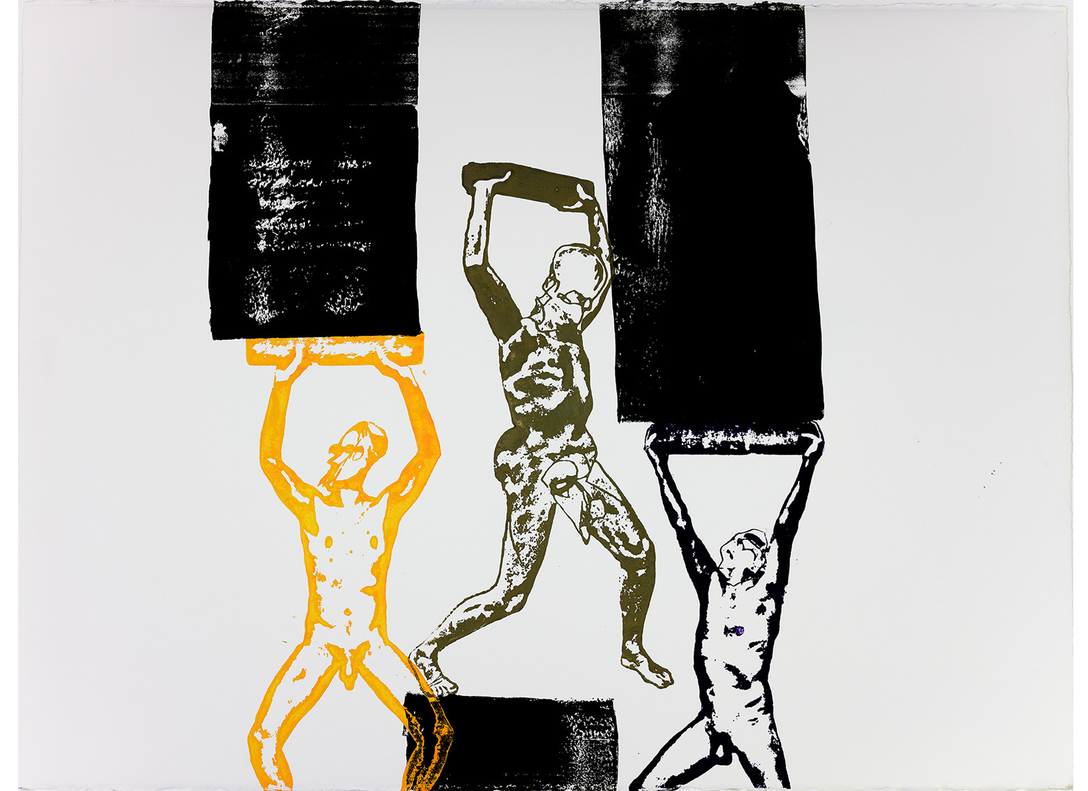 20 planches 55 x 77   papier pour eau forte   impression de lino gravures   encres Schmincke   impression au pied   Mai 2019