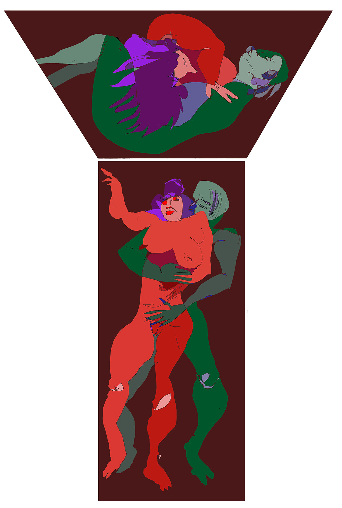 129 - Couple Colonne En Echo -PREMIER   Marie