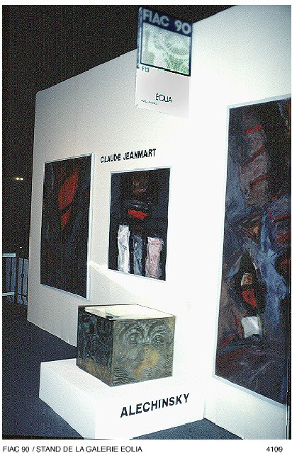 FIAC 1990   stand de la Galerie EOLIA de Paris