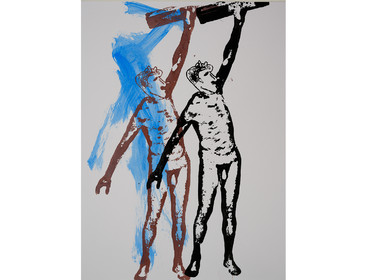 ATLANTES - LINO GRAVURES40 x 30     04 - 2019