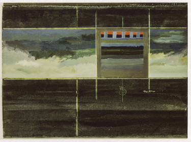 séries HOMMAGE À MES ÉLÈVES - petites peintures d'élèves récupérées à la corbeilleet marouflées sur la toile - acrylique et encres, crayons de couleurs - 50 x 65 - 9  82