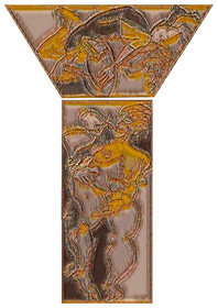 034 COUPLE COLONNE EN ECHO-FAB- NEURONAL