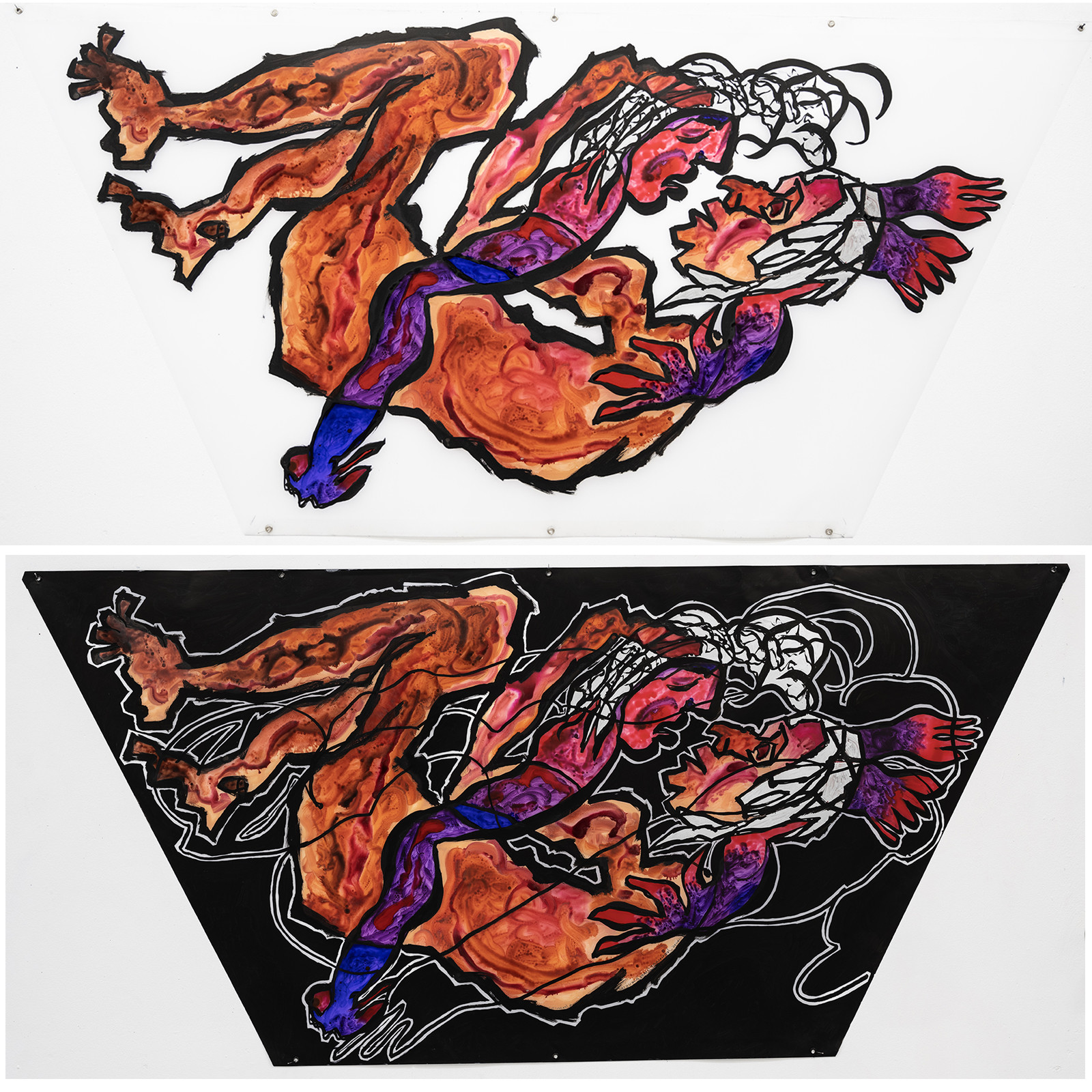 COUPLE COLONNE n° 14   FRANCOISE. F