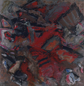 BICENTENAIRE DE LA REVOLUTION 3L'ABOLITION DES PRIVILEGESacrylique sur toile205 x 20511  89Les droits de l’homme vont souvent de travers. C’est un travers des hommes. Rares sont les barrières qui s’ouvrent en chantant: habituellement elles le font en grinçant. Contre toutes les tyrannies, tant d’art sanglant s’est levé. La révolution est un bi-centenaire resté en culotte courte. Que ceux qui ont peur des idées, des poètes, des artistes, enfoncent leur bonnet phrygien jusqu’aux oreilles, et qu’ils s’appliquent sur les yeux, deux cocardes tricolores. Claude JEANMART           1 -4-1989