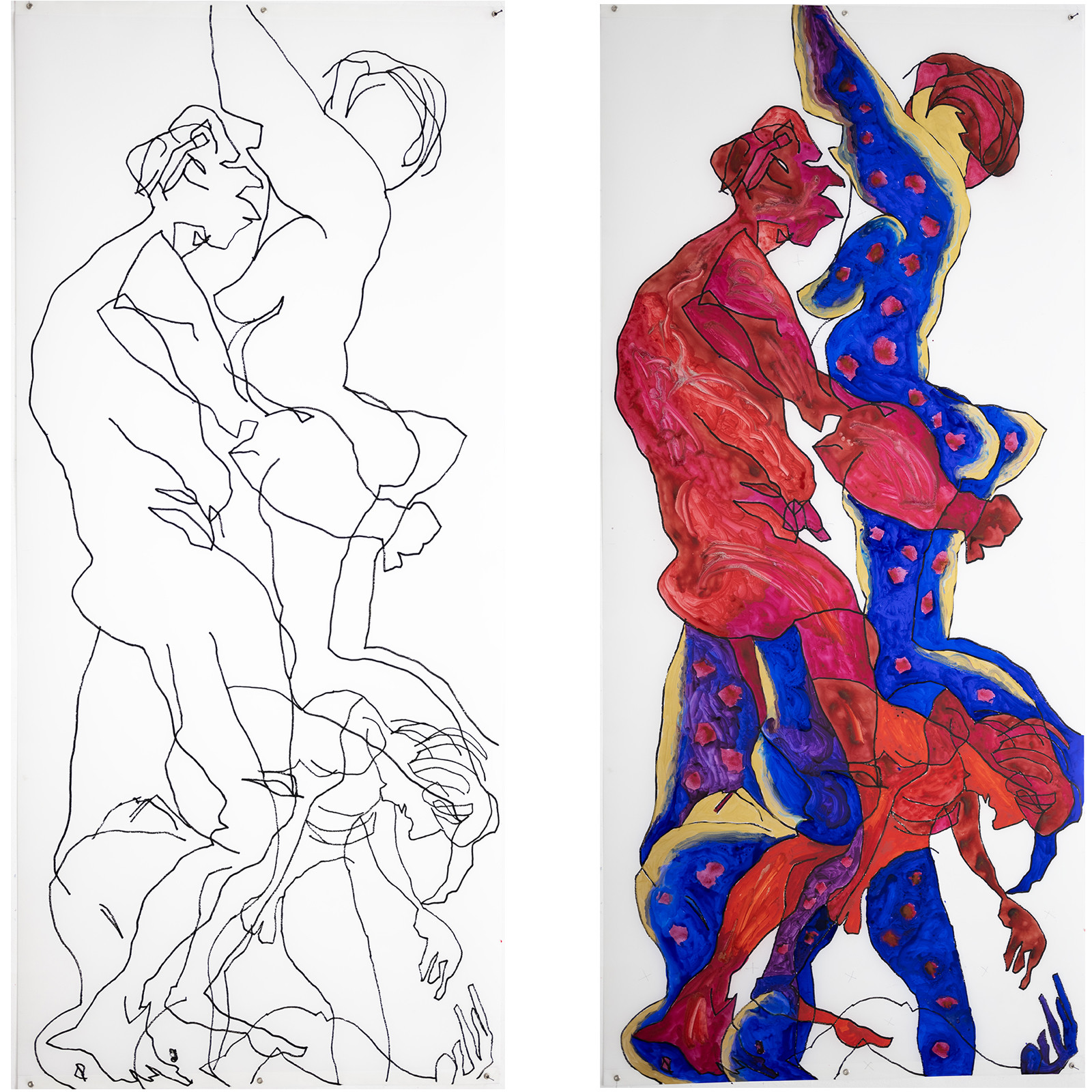 COUPLE COLONNE n° 25   JEANNE