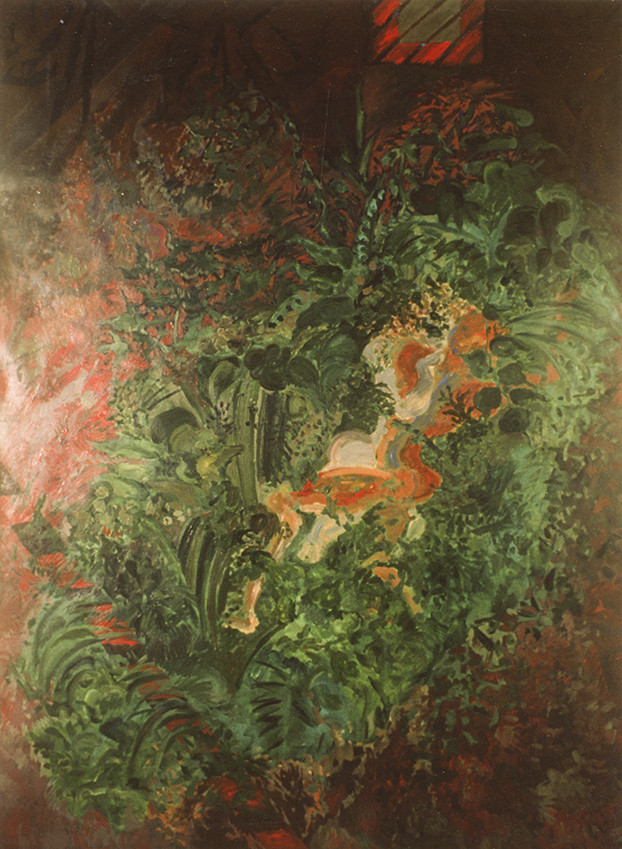 LES FLEURS INCARCÉRÉESacrylique sur polyester280 x 2001  84