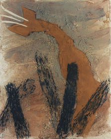 AVENTURE  5Acrylique, terre, fusain, pigments, sur toile1-5-96165 X 133