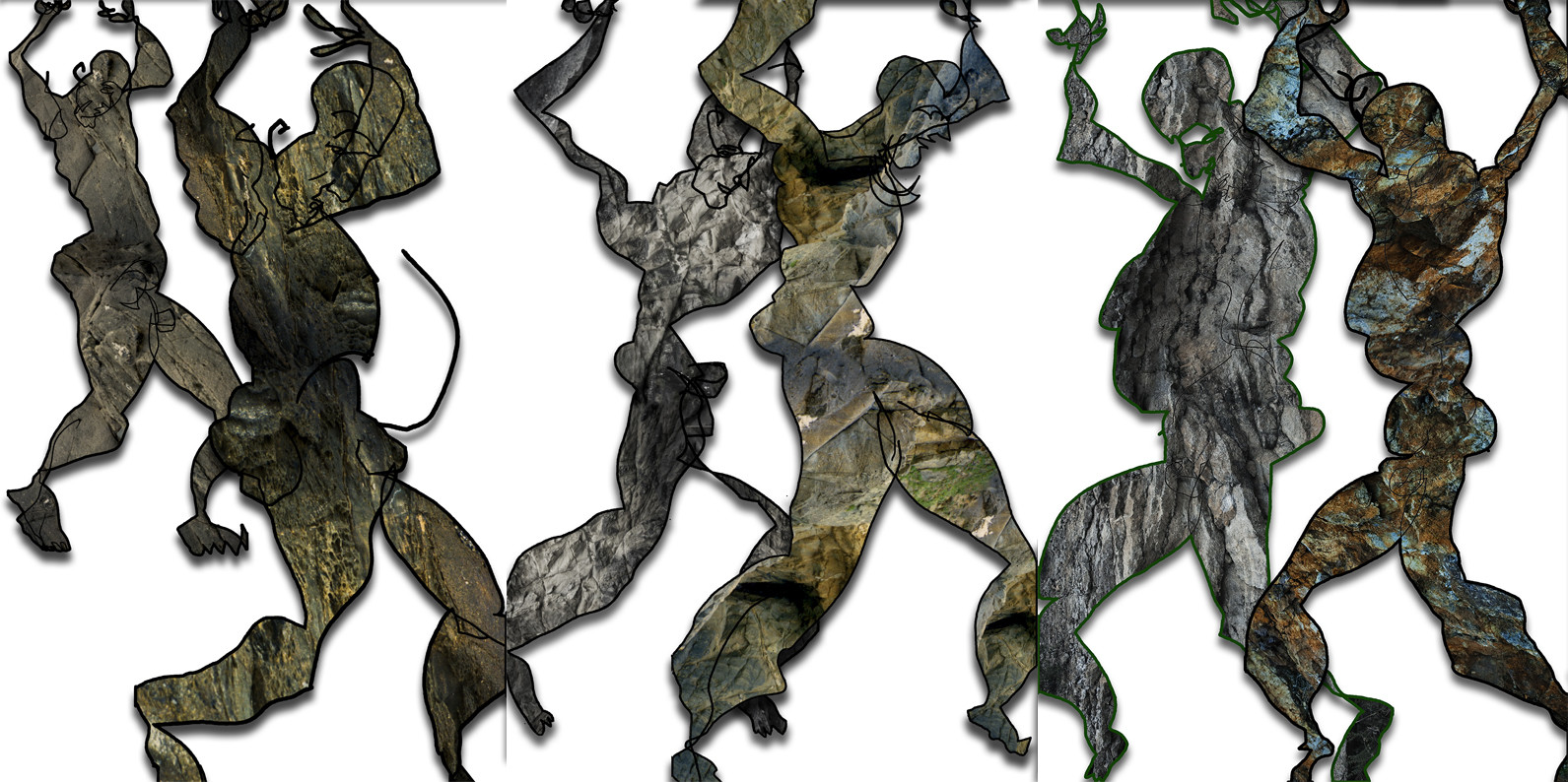 ATLANTE - J.M - N°7 - TRIPTYQUE