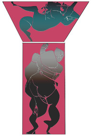 036 COUPLE COLONNE EN ECHO-FAB- NEURONAL