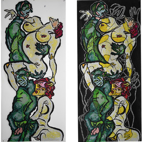 COUPLE COLONNE  n° 20   DOMINIQUE