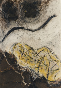 AVENTURE  2Acrylique, terre, fusain, pigments, sur toile1-4-96145 x 100