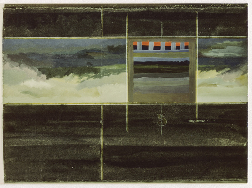 séries HOMMAGE À MES ÉLÈVES - petites peintures d'élèves récupérées à la corbeilleet marouflées sur la toile - acrylique et encres, crayons de couleurs - 50 x 65 - 9  82