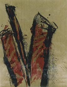 ERRANCEencre, craie, papier armé50 x 6512  94 n°1