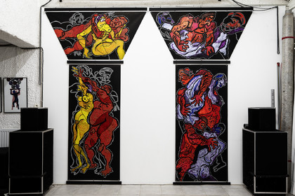 COUPLE COLONNE n° 22   M + De et  21   M + CL