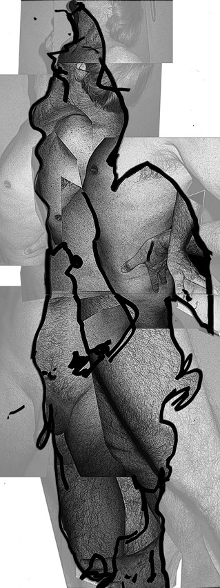 BL  CL   COMPOSITION  4palette graphiqueimpression jet d'encre2 fois  40 x 30