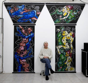 COUPLE COLONNE n° 23   FIDA + DENISE