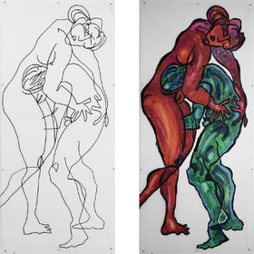 COUPLE COLONNE n° 29   Isabelle G