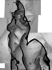 BL  CL   COMPOSITION 4  HAUTpalette graphiqueimpression jet d'encre2 fois  40 x 30