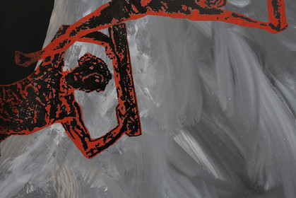 GRAND TRIPTYQUE n° 9   ATLANTES ET COSMOS