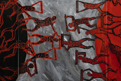 GRAND TRIPTYQUE n° 9   ATLANTES ET COSMOS