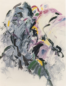 Légende :	2059Description :acrylique sur papier50 x 655  88 - 5