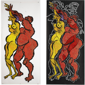 COUPLE COLONNE n° 22   D + M